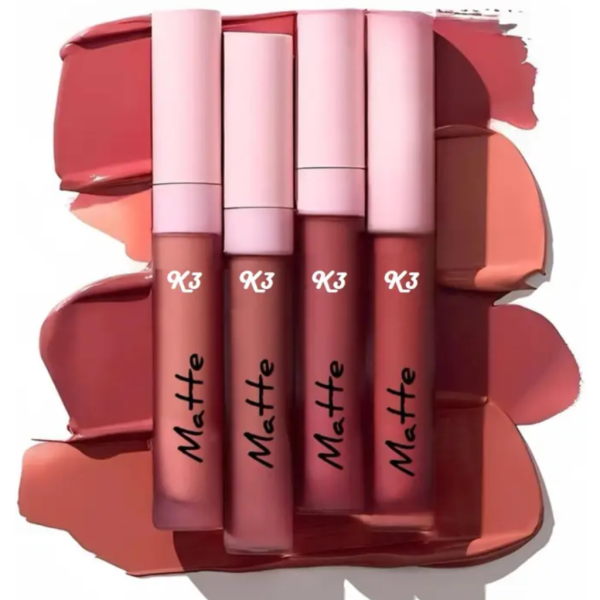 K3NTERPRISES Matte Minis Nude Edition Liquid Lipstick (Nude, 12 ml)