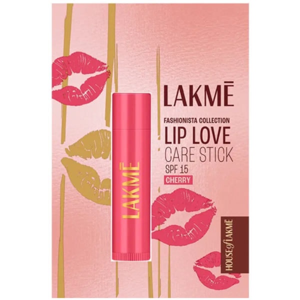 Lakmé Lip Love SPF 15 Cherry (Pack of: 1, 4.5 g)