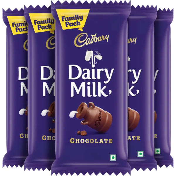 Cadbury Dairy Milk Bar Family Pack Chocolate Bars (5 x 112 g)